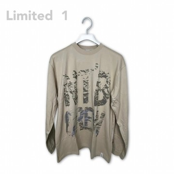 日本限量古著 NTB仿舊長袖薄衛衣-灰綠色