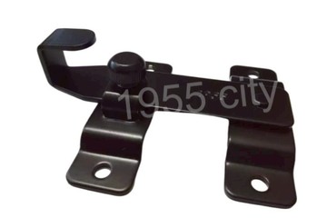 (1955city) 6113-1 多角度新型專利門扣 打掛 門栓 【不銹鋼烤漆黑85mm大】