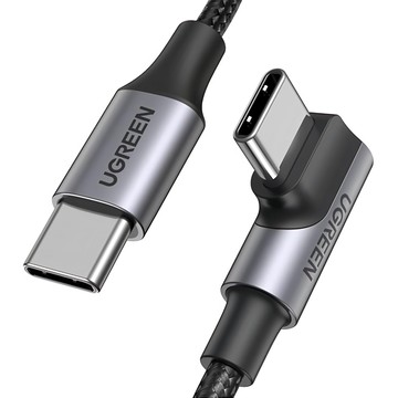 UGREEN 綠聯 100W 5A快充電線/傳輸線 Type-C對Type-C  2m  黑色  1個