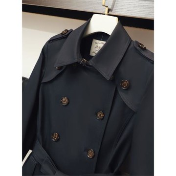 女風衣2025新款中長款小個子英倫風今年流行外套氣質高端大氣大衣