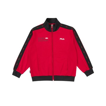 FILA KIDS 童針織外套-紅色 1JKA-4300-RD