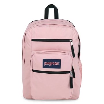 【JANSPORT】BIG STUDENT 多夾層大容量後背包-玫瑰粉 JS0A47JK7N8