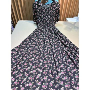 （01號-99號）輕奢褶皺顯瘦減齡時尚氣質女裝連衣裙2025夏季新款