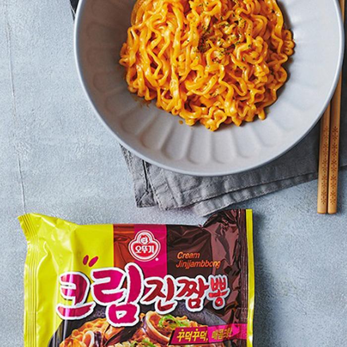 [オットギ] クリームジンチャンポン   130g×4個入りパック 韓国チャンポンラーメン クリーミチャンポン 韓国ラーメン