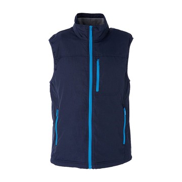 【Wildland 荒野】防潑水防風保暖背心 男 深藍色 W2708-72