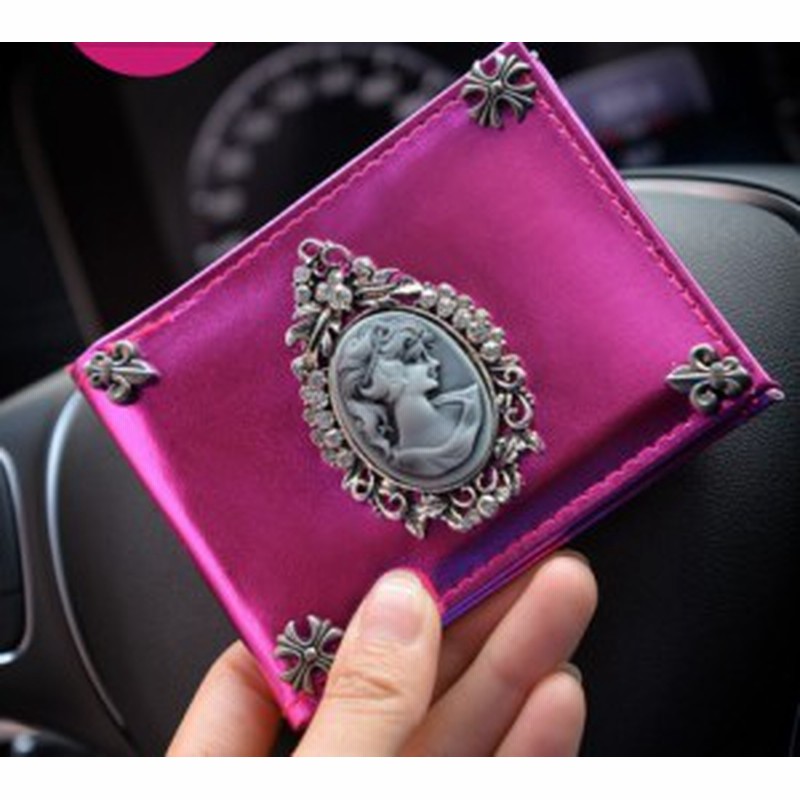 定期入れ パスケース カメオ風モチーフ メタリックカラー キラキラ ローズ 通販 Lineポイント最大1 0 Get Lineショッピング