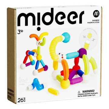 mideer 無限創意彩虹磁力棒  混和顏色  1套