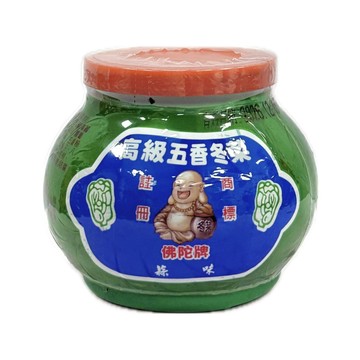 『滿額贈好禮』佛陀牌 五香冬菜200g （賣場滿$150出貨）
