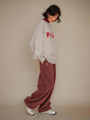 2Way Overfit Luxury Sweatpants [Burgundy Brown]