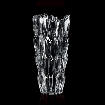 晶洞花瓶26cm-Quartz