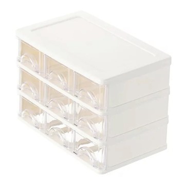 KEYWAY 聯府 彩集綜合收納盒  白色  3層