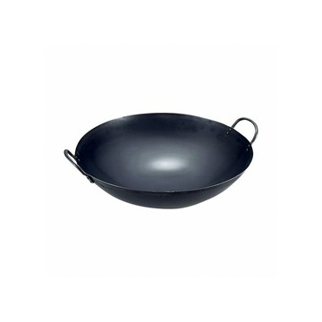 SUMMIT 日本製極鐵鍋/雙耳中華炒鍋36cm