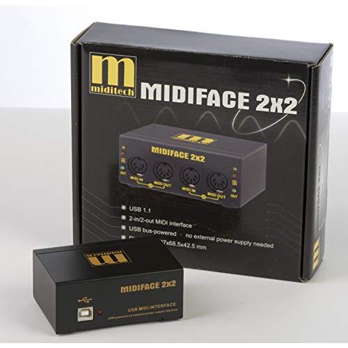 MIDITECH MIDIFACE2x2 2入力2出力MIDIインターフェース