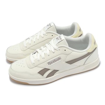 Reebok 休閒鞋 Court Advance 男鞋 女鞋 米白 棕 皮革 膠底 復古 情侶鞋 100208913