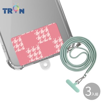 TRON iPhone 14 Plus粉防摔 手機 掛繩 手機殼