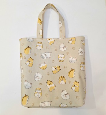 【MY HANDMADE】小倉鼠日常手提袋 l日本棉布l