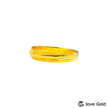 Jove Gold漾金飾 絕配黃金女戒指