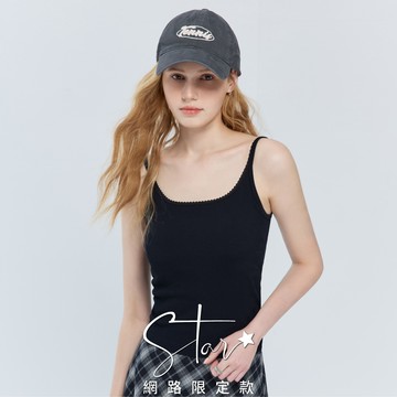 【追加到貨】STAR 蕾絲U領美背莫代爾棉BRA TOP