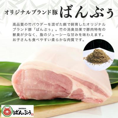 ふるさと納税 小美玉市 ブランド豚「ばんぶぅ」ロースブロック1kg