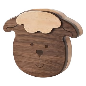 MUSOR 12生肖胎毛乳牙收藏盒  羊  約12cm