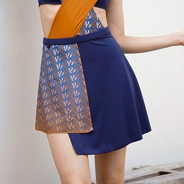 RECYCLE FABRICS - 遮陽裙 / 黃昏花押字 / BLT079NIGH