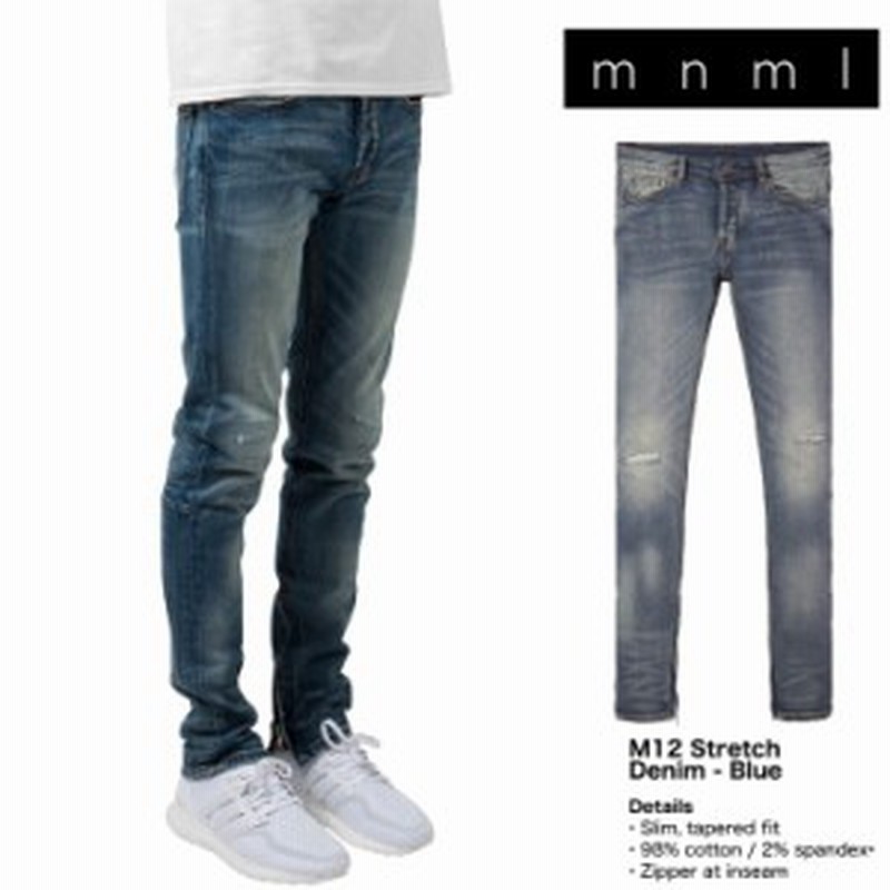 MNML ミニマル デニム denim ダメージ ジーンズ 再構築