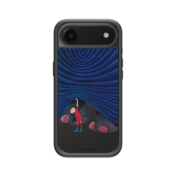 iPhone Air Mod NX -邊框背蓋組合 (相機按鈕) 黑 - 幾米 Jimmy Liao - 星空-小象變大象