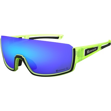 +《Wensotti 威騰運動太陽眼鏡》wi6901-BR-F01 砂透明螢光黃-限量款 (活動加贈24L背包)