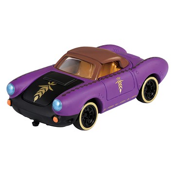 TOMICA TAKARA TOMY 迪士尼 冰雪奇緣2 安妮古董車 4904810140238  紫色  1個
