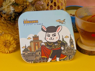 陶瓷杯墊【廢兔 in Madrid】