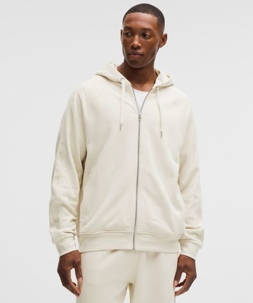 French Terry Full-Zip Hoodie Shirt Size XS