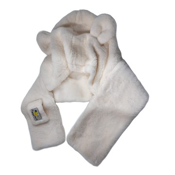 LEMONKID 檸檬寶寶 小熊軟糖毛絨帽 170g  慕斯米  大碼(52~56cm)