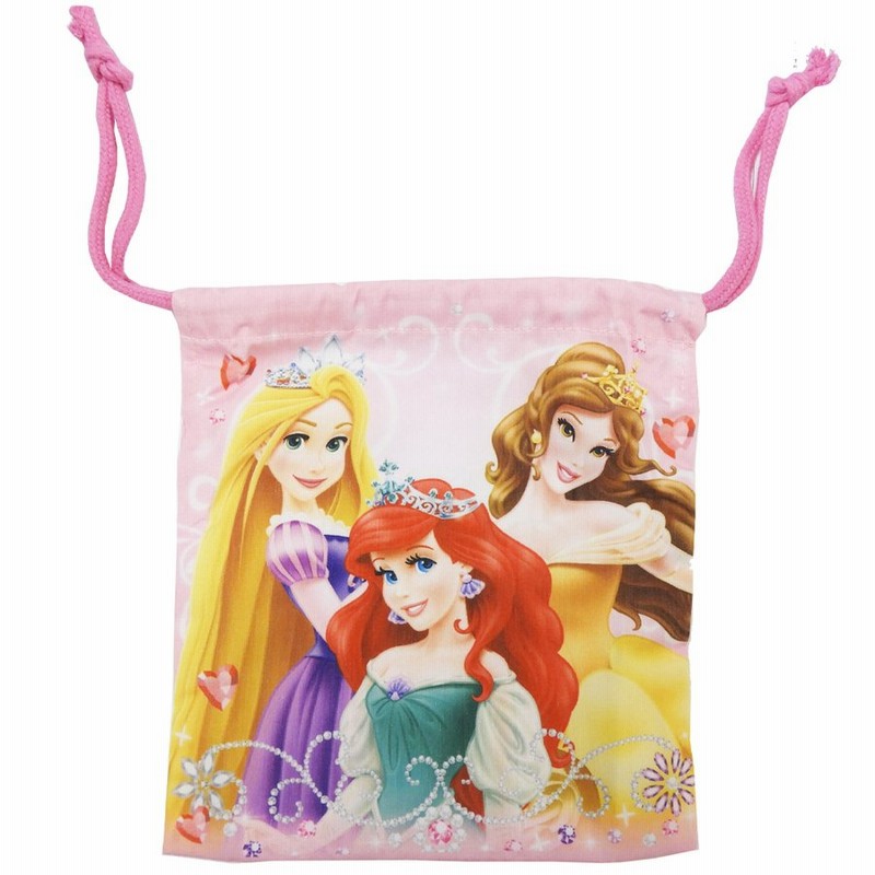 ディズニー プリンセス 巾着 巾着袋 小 Sサイズ コップ袋 歯ブラシ入れ 給食袋 x19cm 通販 Lineポイント最大0 5 Get Lineショッピング