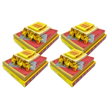 生活King Set #9122 新地基主環保金紙  4盒  22.5 x 20 x 3.8cm