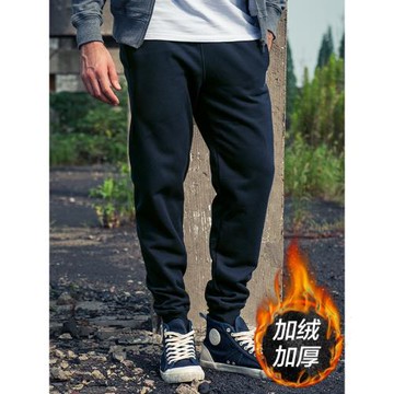 【清倉】加絨加厚運動褲男男士冬季ak衛褲