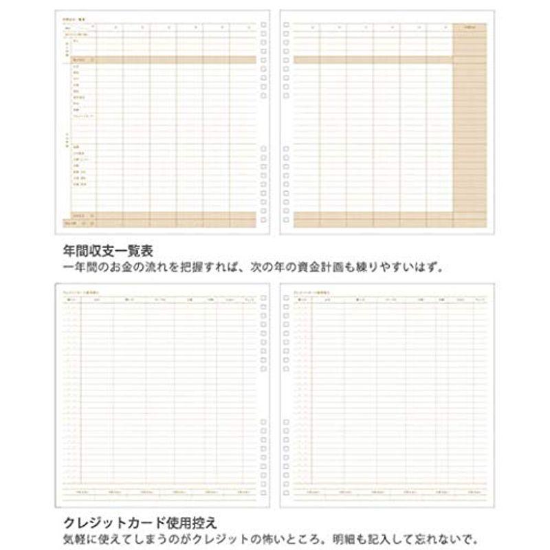 家計簿 ノート ハウスキーピングブック パヴォ ハイタイド HIGHTIDE 簡単 家計簿 ピンク CP014