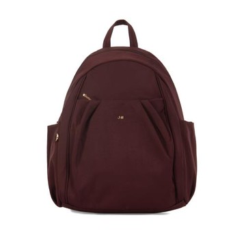 J II 後背包-黛妃防潑水後背包(中款)-酒紅色-6603-35