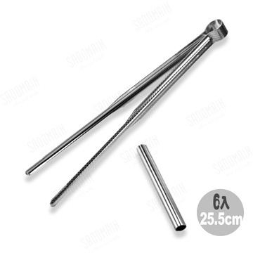 【仙德曼 SADOMAIN】正304#環保料理夾(25.5cm)-6入家庭號