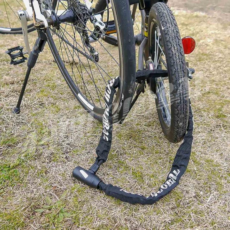 自転車 鍵 チェーンロック 軽量コンパクト仕様 ロードバイク サドル