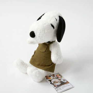 真愛日本 史努比 SNOOPY PeanutCafe 限定娃娃 圍裙 絨毛娃 娃娃 布偶 玩偶 絨毛娃娃 禮物