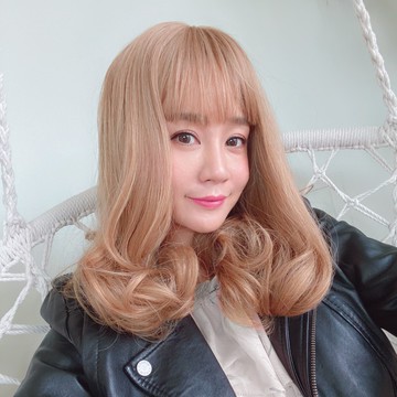 台灣現貨 魔髮樂 全頂假髮 中長髮 C8161｜金髮 梨花頭捲髮 金色假髮 整頂假髮 仿真假髮