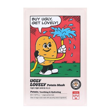 UGLY LOVELY 馬鈴薯舒緩保濕面膜(23ml) 效期 2026.10.30