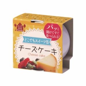 どこでもスイーツ缶 チーズケーキ ミニ 65g×24個 トーヨーフーズ 缶詰