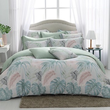 鴻宇 400織天絲 薄被套床包組 威特夏(雙人/加大/特大)