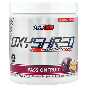 EHPlabs, OxyShred，生熱燃脂劑，西番蓮味，9.73 盎司（276 克）