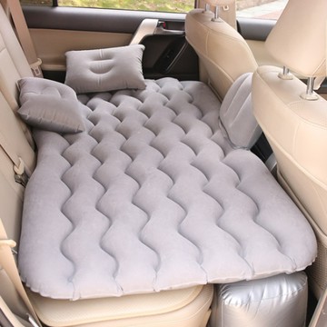 Justin Motors 車宿用汽車波浪紋露營充氣床墊 + 直式填充塊組合  1套  灰色