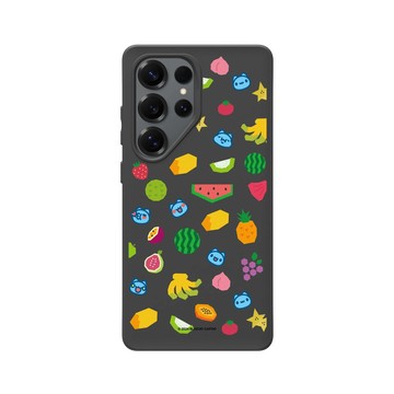 Galaxy S25 Ultra SolidSuit 黑 - 貓貓蟲咖波 Bugcat Capoo - 10th 環島咖繽紛水果