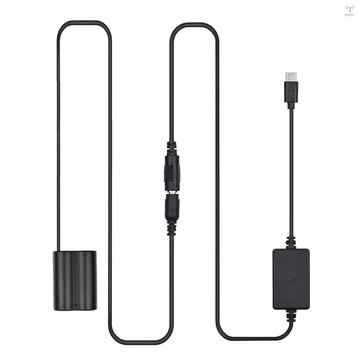 Pd USB Type-C 電纜轉 NP-W235 虛擬電池直流耦合器更換,適用於 Fujifilm X-T4