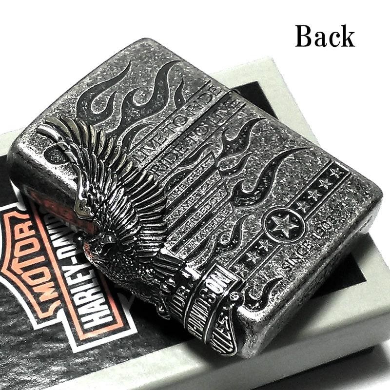 Harley-Davidson Zippoライター 鷲デザイン 596262006-min.jpg