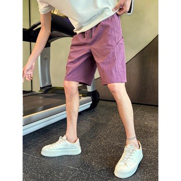 工裝短褲男休閑寬松潮牌五分褲2025新款夏季薄中褲子冰絲速干男褲